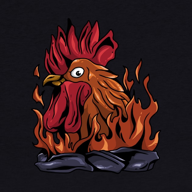 Chicken burn by 995dsgn